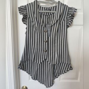 Scarlet Darkness Goth Vest